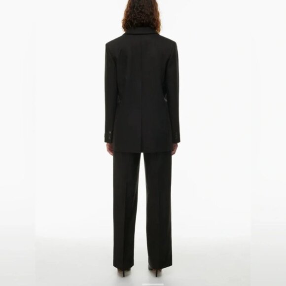 NWT Aritzia Wilfred Generation Blazer in Black City Cashmere Size Small - Picture 7 of 15